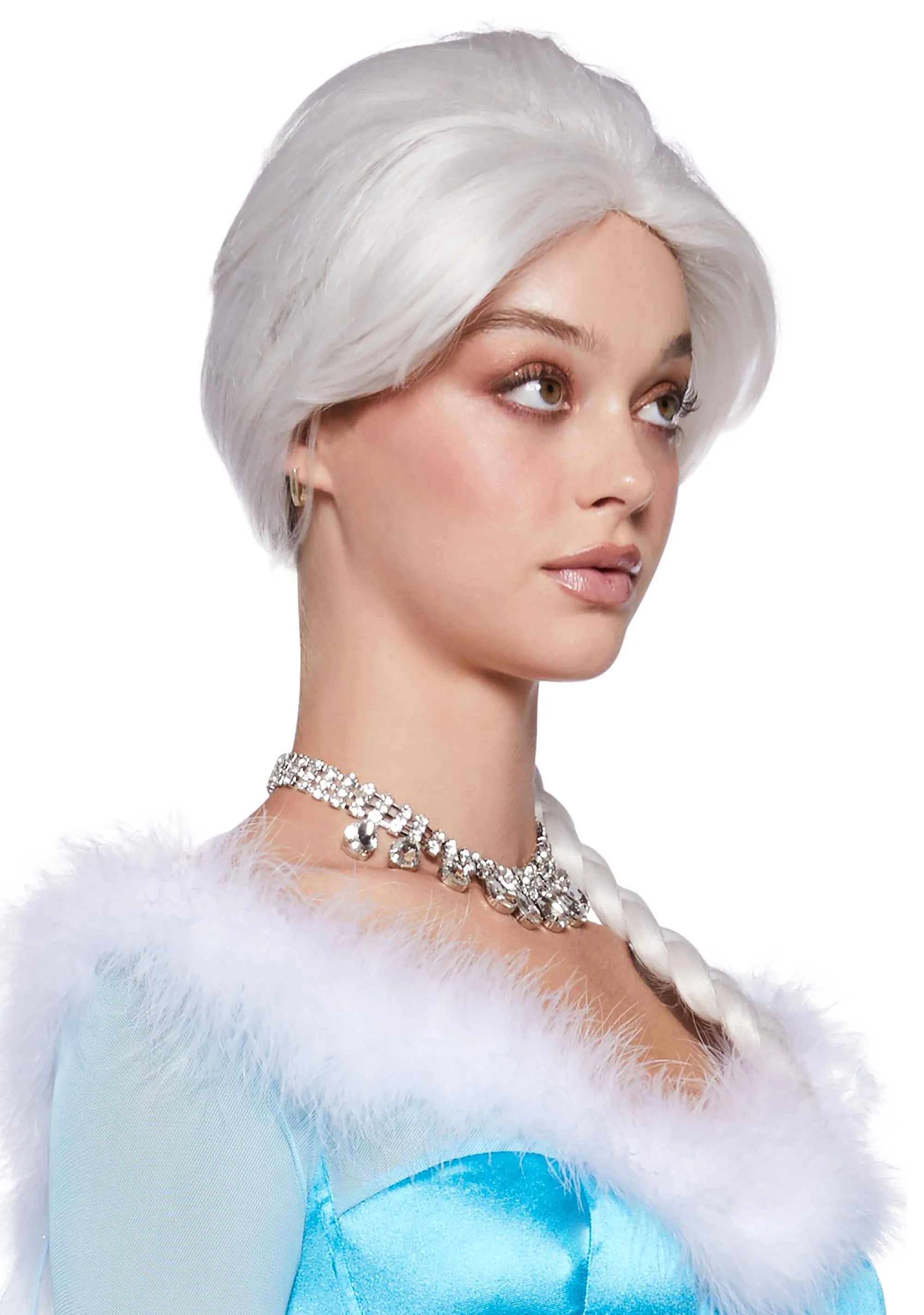 Build A Snowman Braided Wig