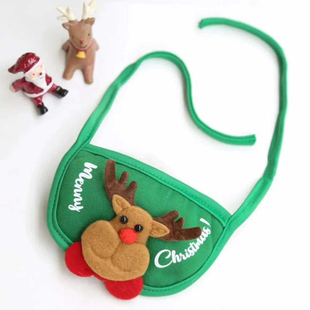 Christmas Dog Hat and Bandana Set: Santa Cosplay Costume