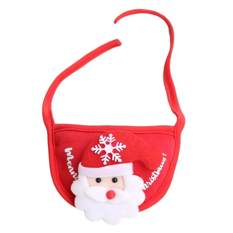 Christmas Dog Hat and Bandana Set: Santa Cosplay Costume