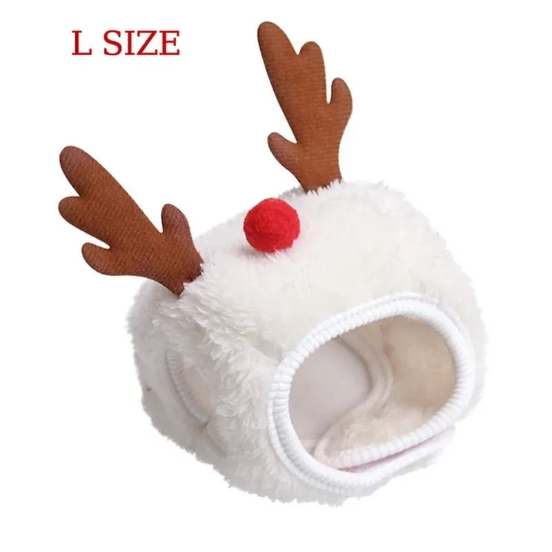Christmas Dog Hat and Bandana Set: Santa Cosplay Costume