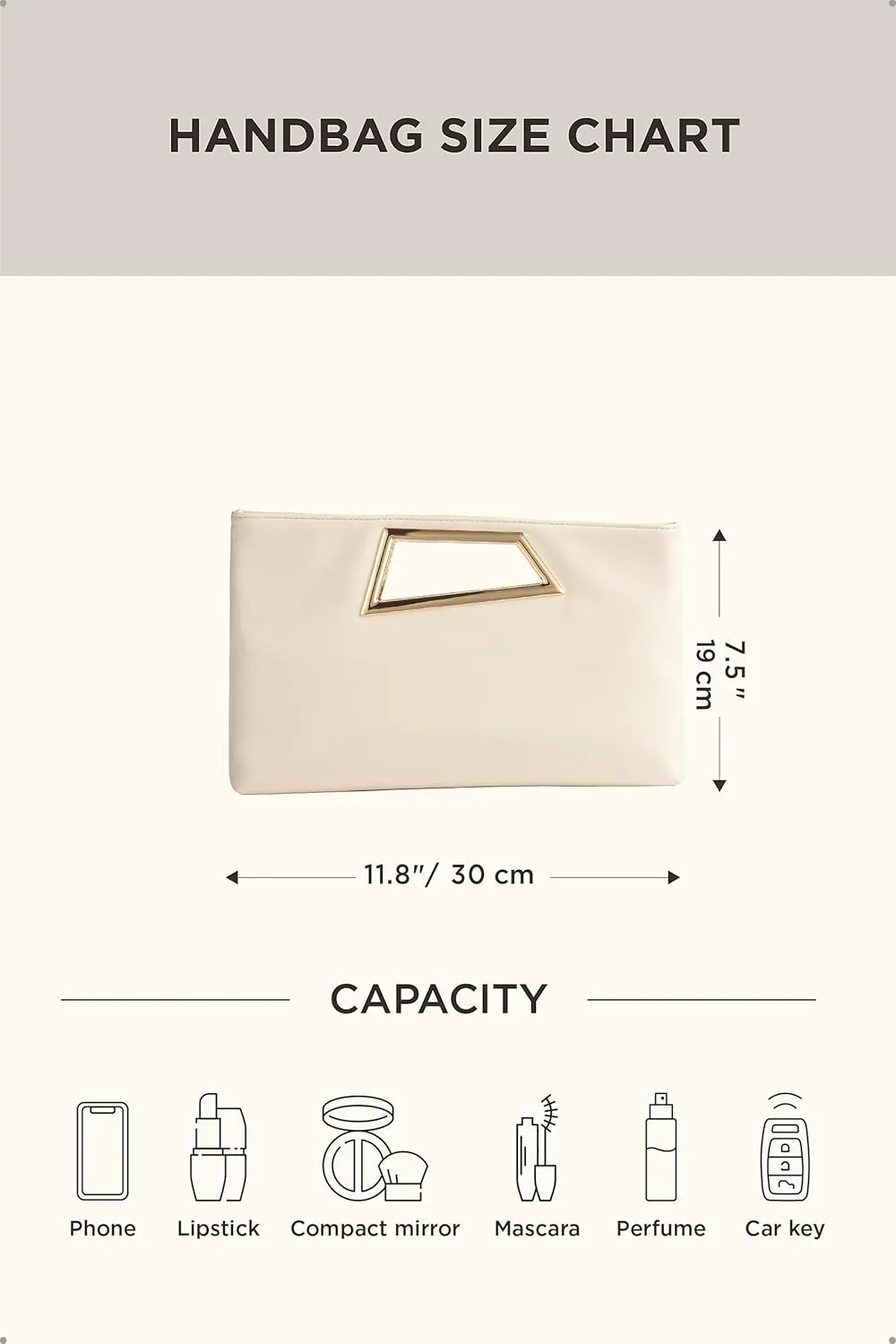 Coucoland Clutch Purse for Women - Evening Bags PU Leather Glitter Fashion Purse Handbag for Wedding Party Daily