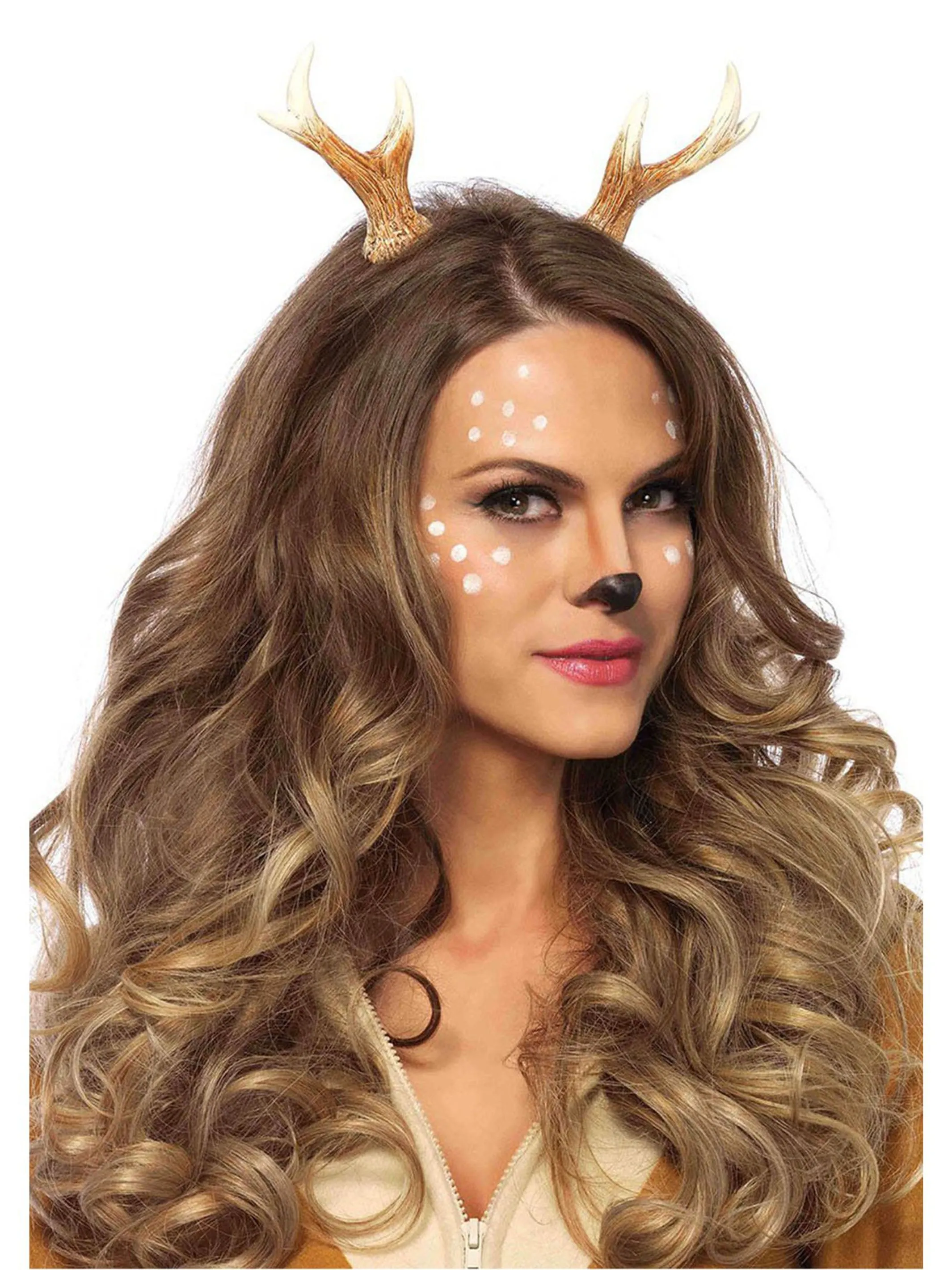 Deluxe Reindeer Antlers Costume Headband Accessory