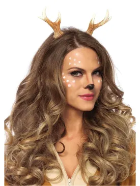 Deluxe Reindeer Antlers Costume Headband Accessory