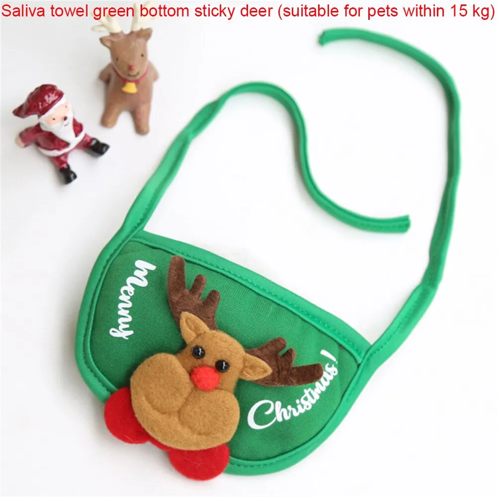 Dog Christmas Bandana Santa Hat