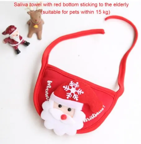 Dog Christmas Bandana Santa Hat