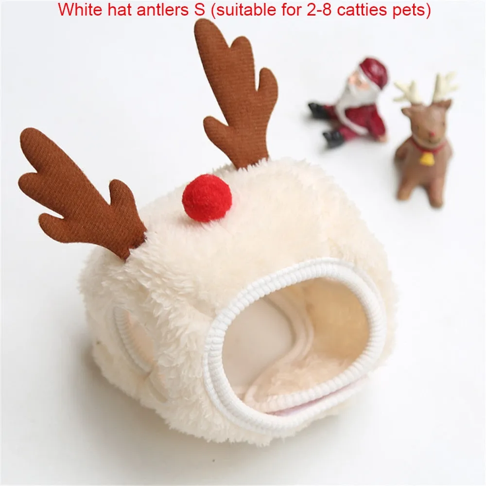 Dog Christmas Bandana Santa Hat