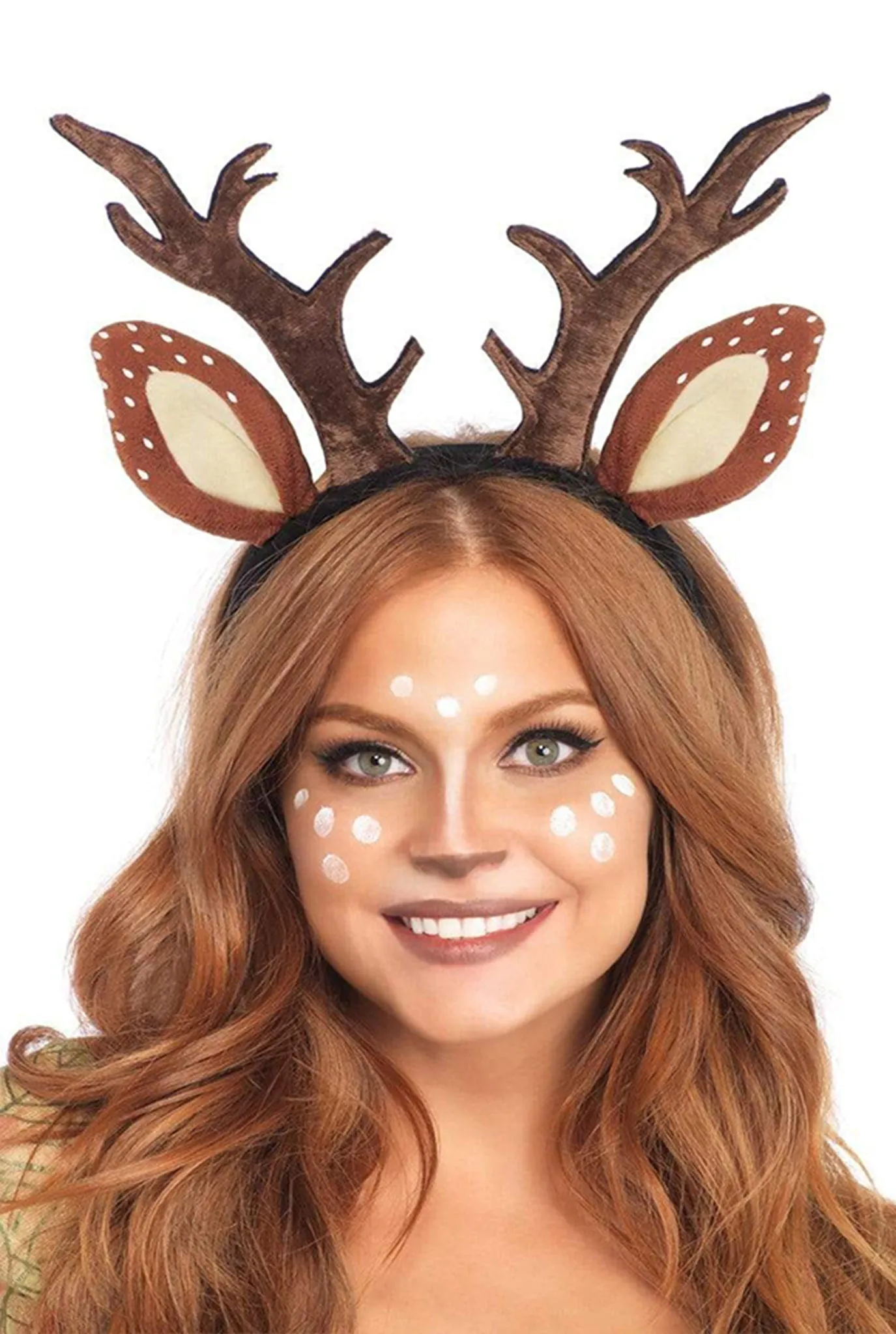 Fawn Ear Antler Animal Costume Headband