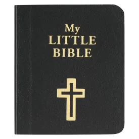 My Little Bible 2” Standard Edition - Selections of Key Verses From Every Book, Tiny Palm-size OT NT Scripture for Ministry Outreach, Classic 1769 KJV Text, 2" x 2.5”, Black Paperback – June 1, 2004