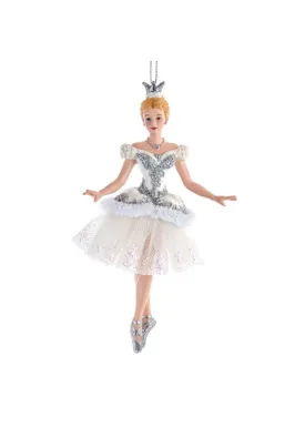 Nutcracker Suite Snow Queen Ballerina Ornament (6.25")
