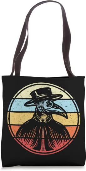 Plague Doctor Vintage Gothic Occult Plague Doctor Costume Tote Bag