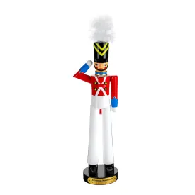 Radio City Rockettes 18 in. Toy Soldier Red & White Christmas Nutcracker