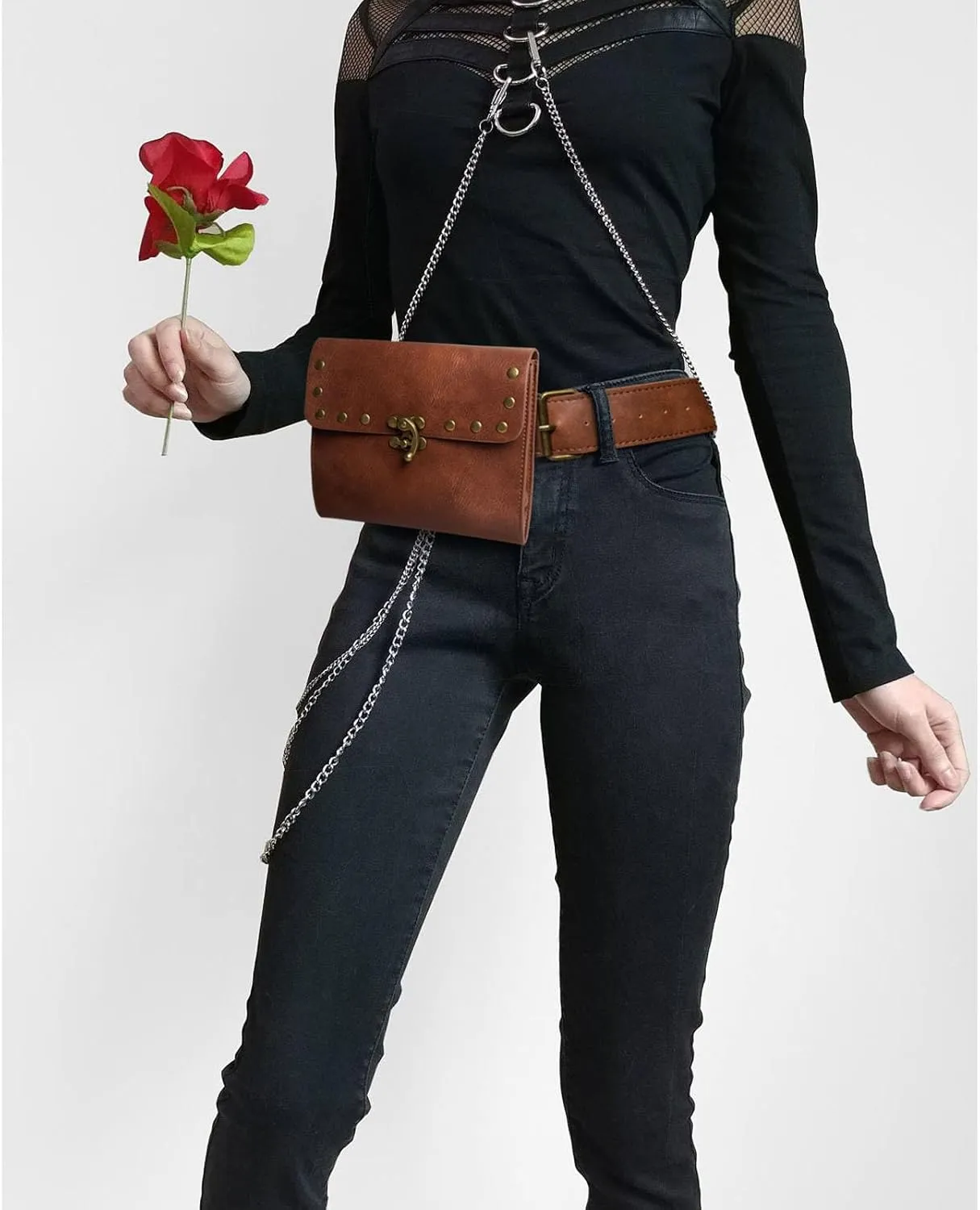 Renaissance Costume Accessory Retro Belt Pouch Steampunk Medieval Casual Waist Bag Gothic Festival Cosplay Halloween Sets