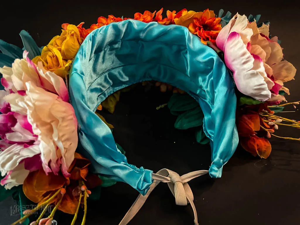 Turquoise Spring Fawn Flower Headdress