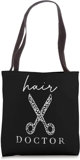 Vintage Hair Doctor Hair Artist Hair Stylist Hairdresser Tote Bag