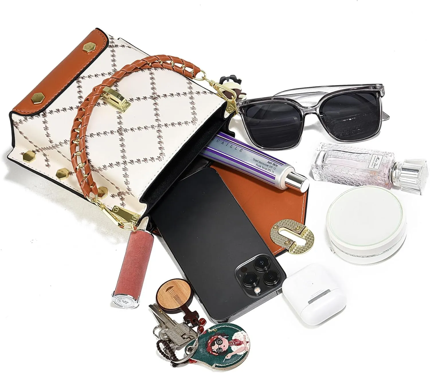 Xiaoyu Small Crossbody Bags for Women Fashion Cell Phone Purse Shoulder Handbags with Wide Strap